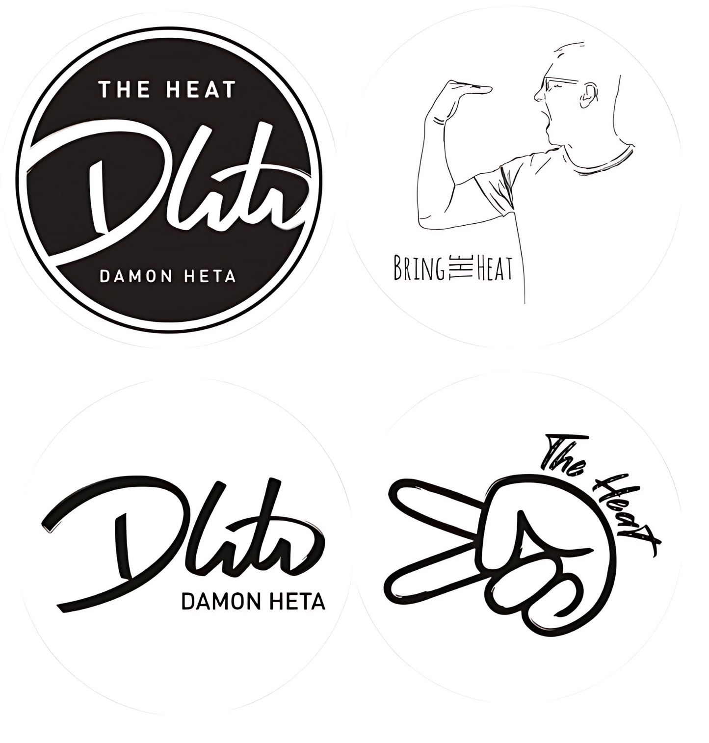 The Heat Sticker Pack - Round
