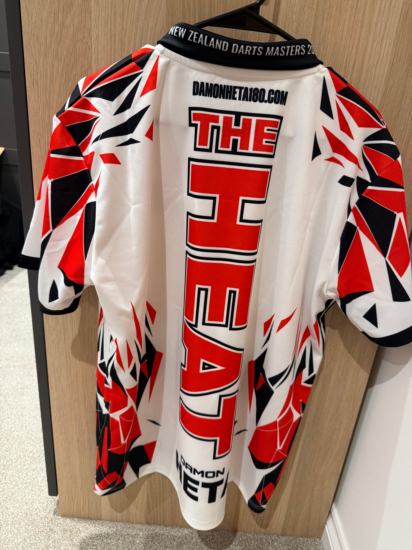 Match worn 2026 New Zealand Darts Masters vs Gerwyn Price