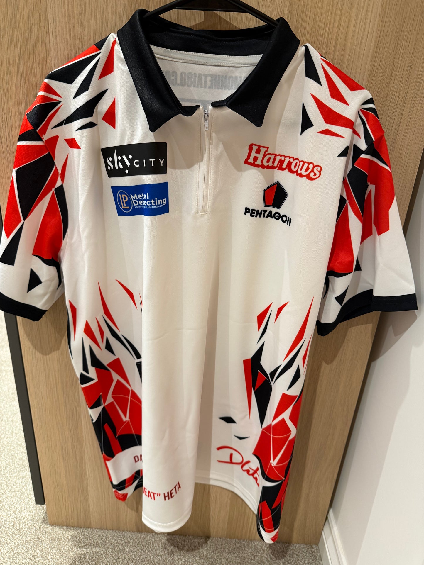 Match worn 2026 New Zealand Darts Masters vs Gerwyn Price