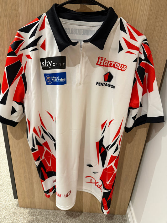 Match worn 2026 New Zealand Darts Masters vs Gerwyn Price