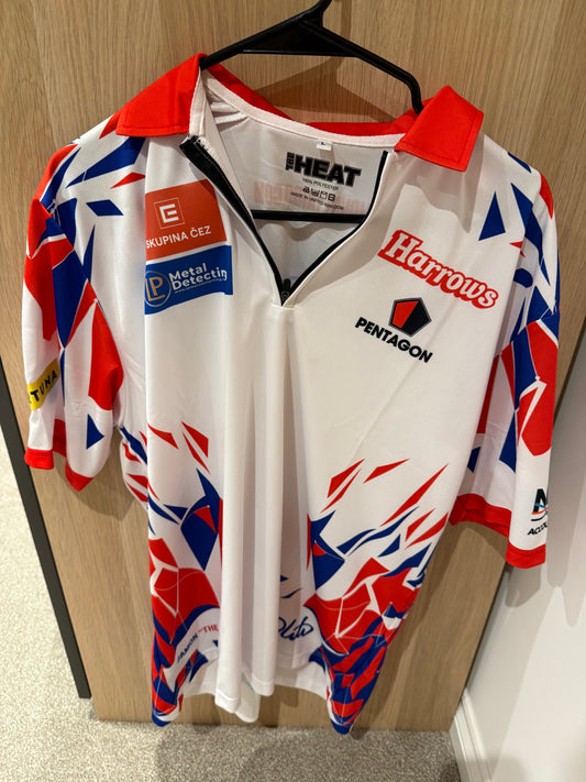 Match worn shirt 2026 Czech Darts Open vs Jonny Clayton