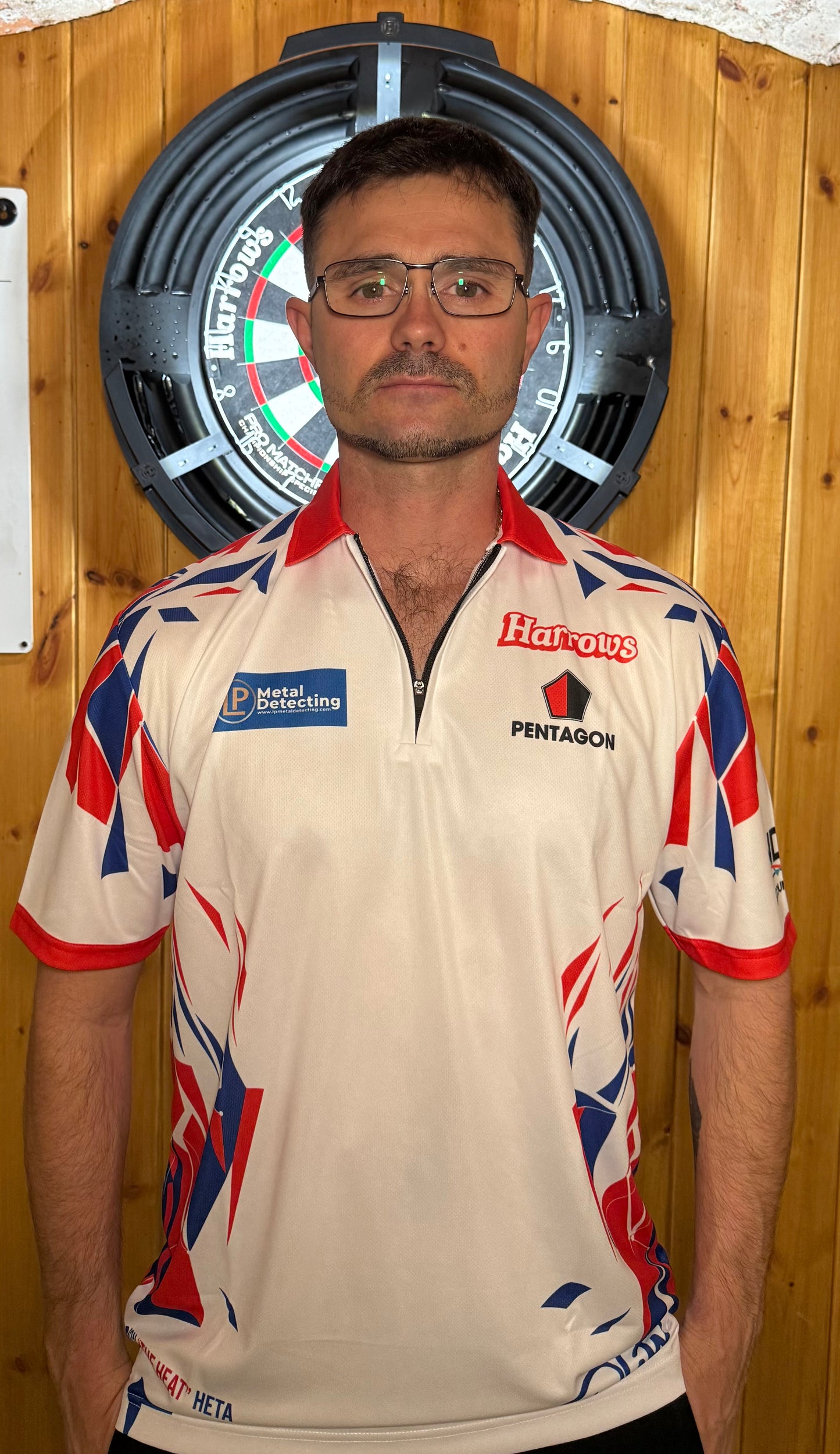 Limited Addition Blue & Red Damon ‘The Heat’ Heta Replica Playing Shirt - SIGNED!