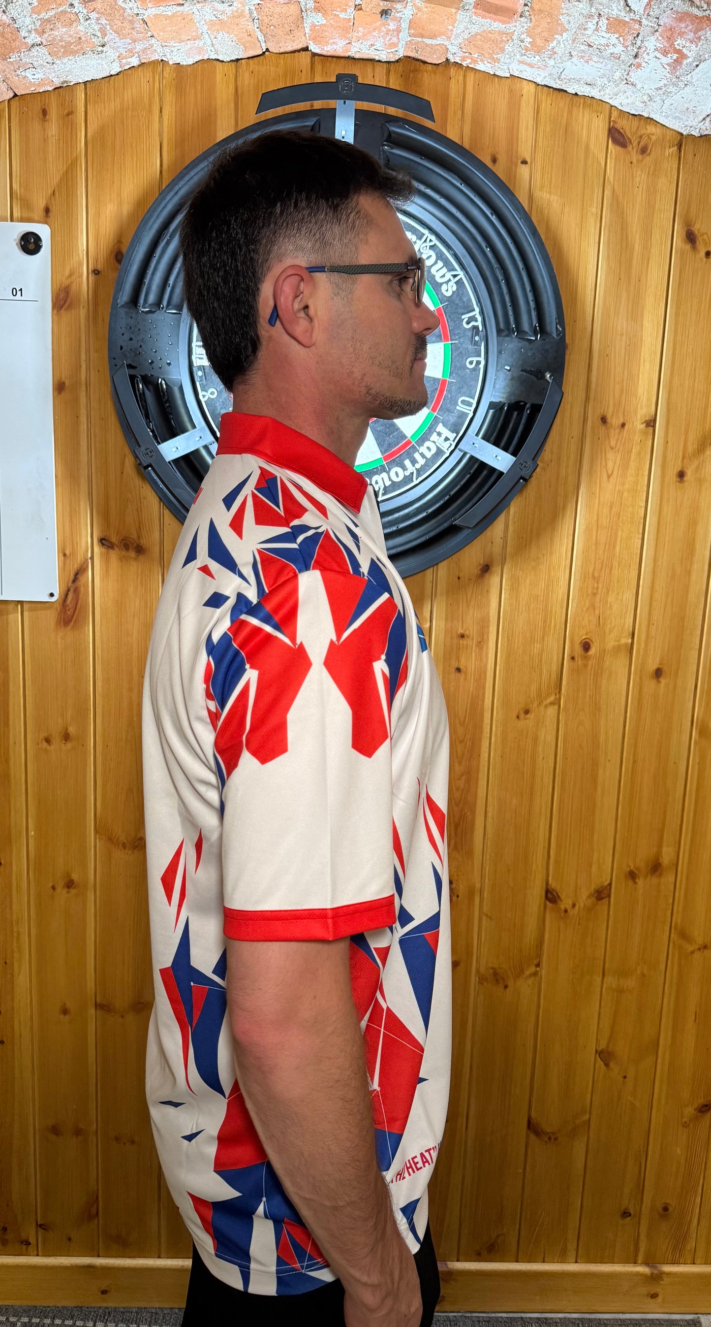 Limited Addition Blue & Red Damon ‘The Heat’ Heta Replica Playing Shirt - SIGNED!