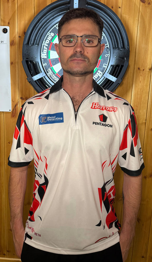 Limited Addition Red & Black Damon ‘The Heat’ Heta Replica Playing Shirt - SIGNED!