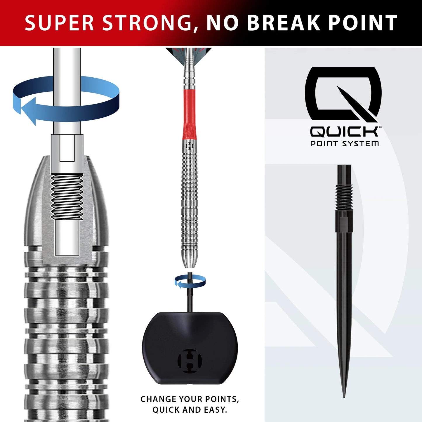 Damon Heta 90% Natural Quick Point Darts - Signed Box