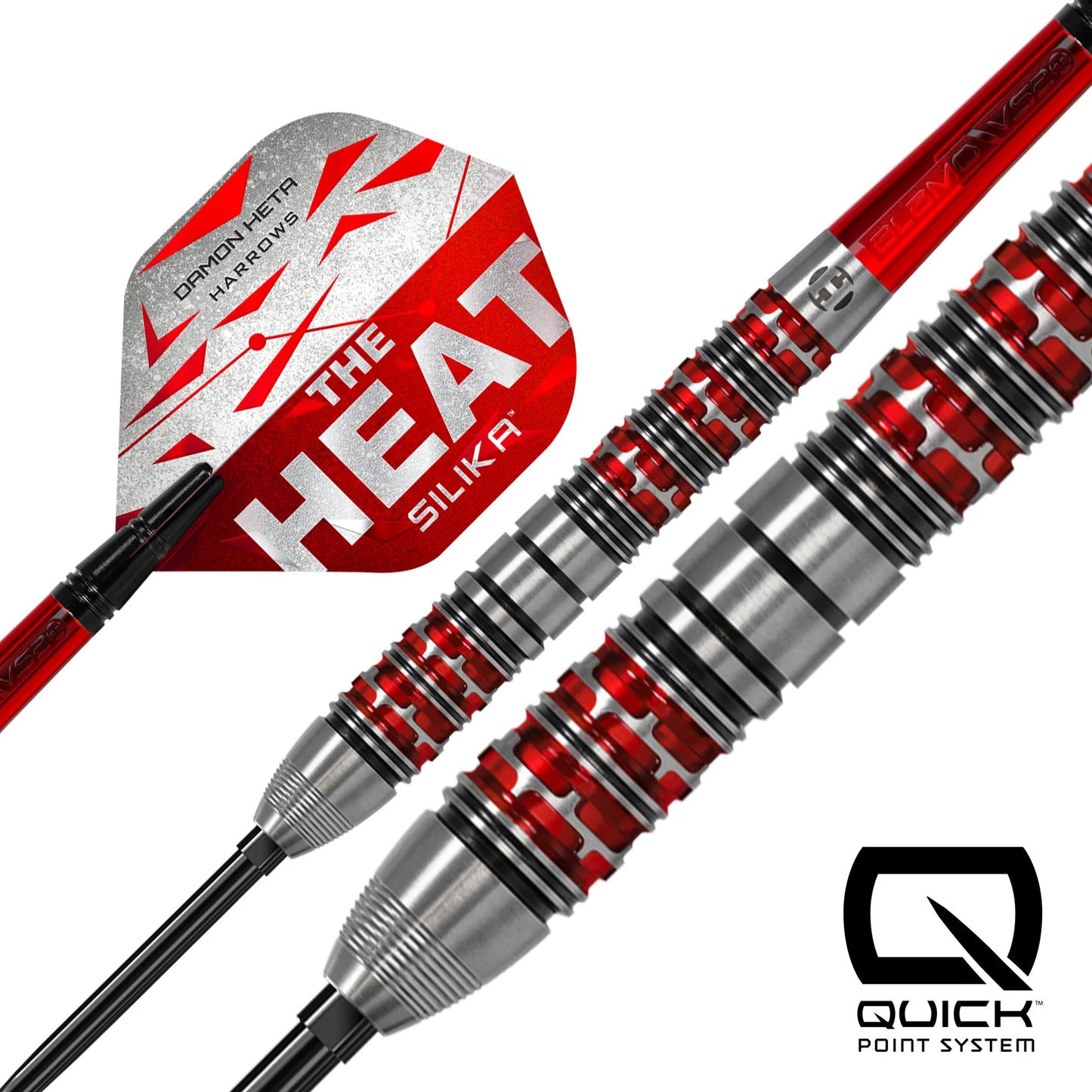 Damon Heta 90% Series 3 Quick Point Darts - Signed box